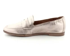 Elina Guld Skind loafer