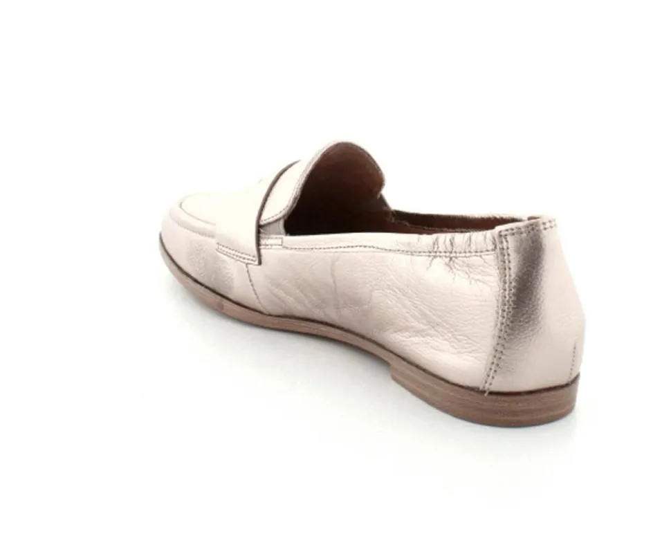 Elina Guld Skind loafer