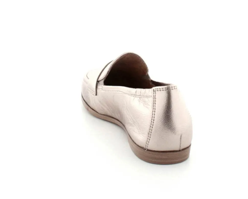 Elina Guld Skind loafer