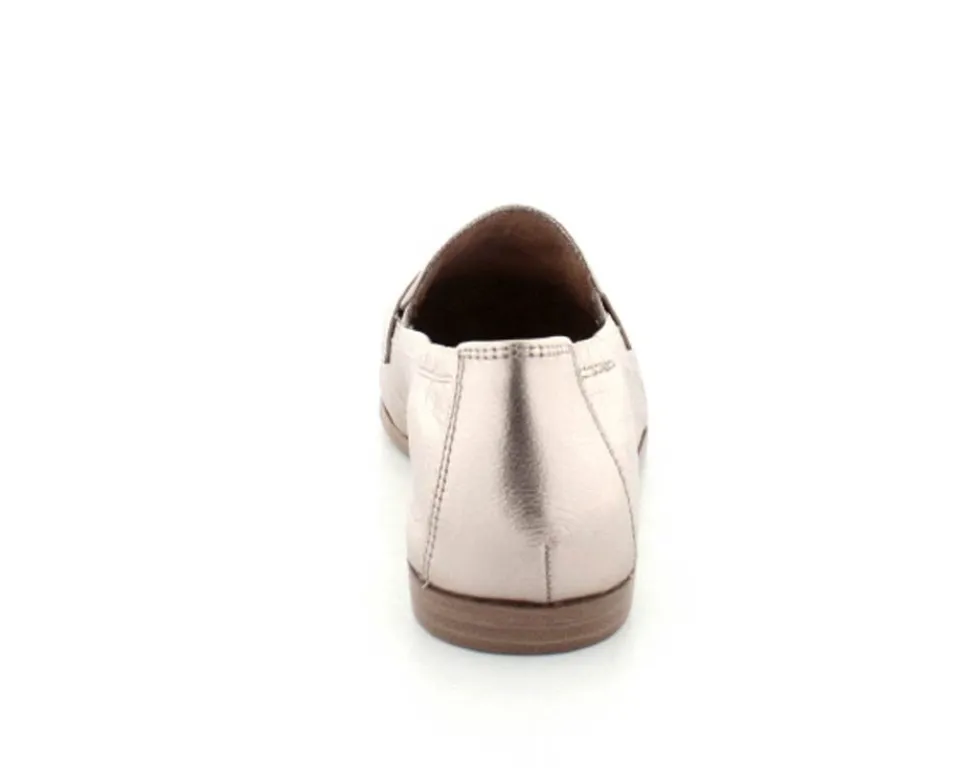 Elina Guld Skind loafer