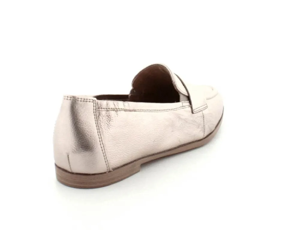 Elina Guld Skind loafer