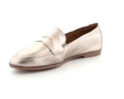 Elina Guld Skind loafer