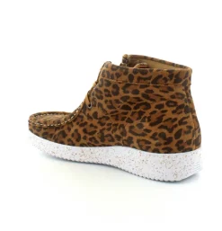 Emma Leopard Snørestøvle