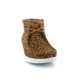 Emma Leopard Snørestøvle