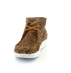 Emma Leopard Snørestøvle