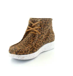 Emma Leopard Snørestøvle