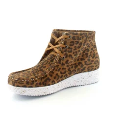 Emma Leopard Snørestøvle