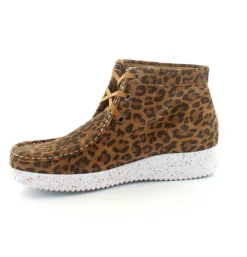 Emma Leopard Snørestøvle