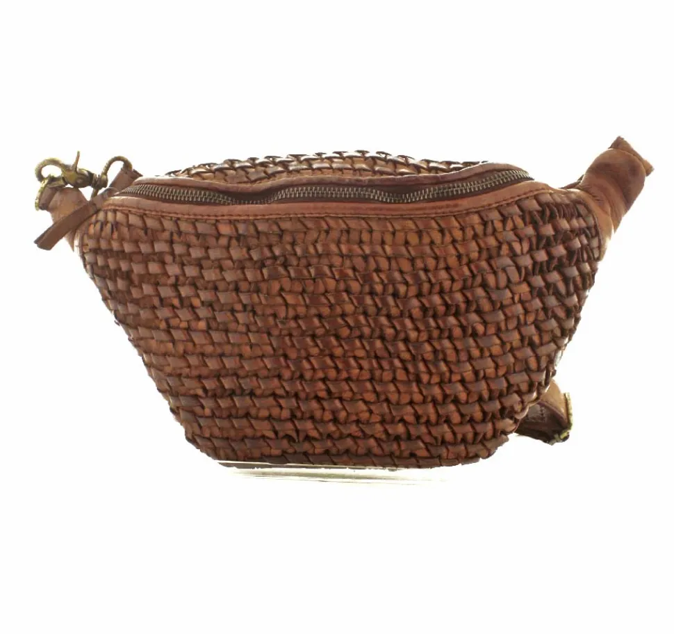 Flettet Skind Bumbag