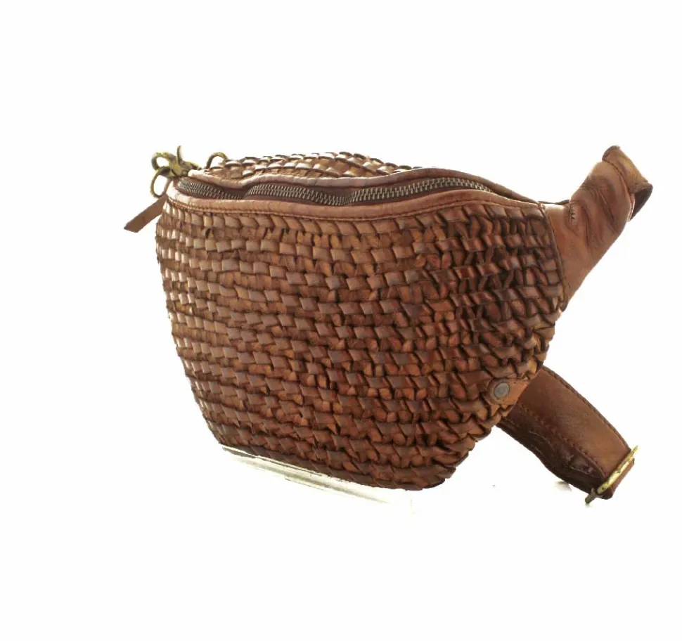 Flettet Skind Bumbag