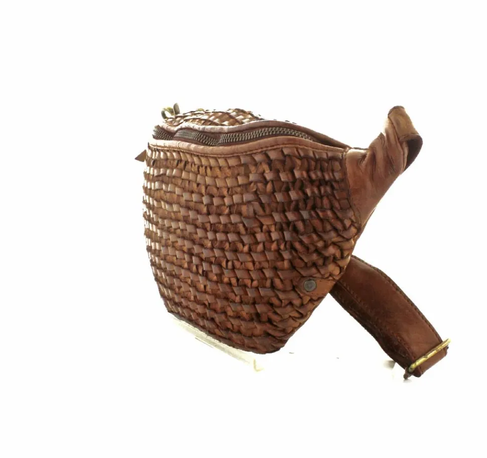 Flettet Skind Bumbag