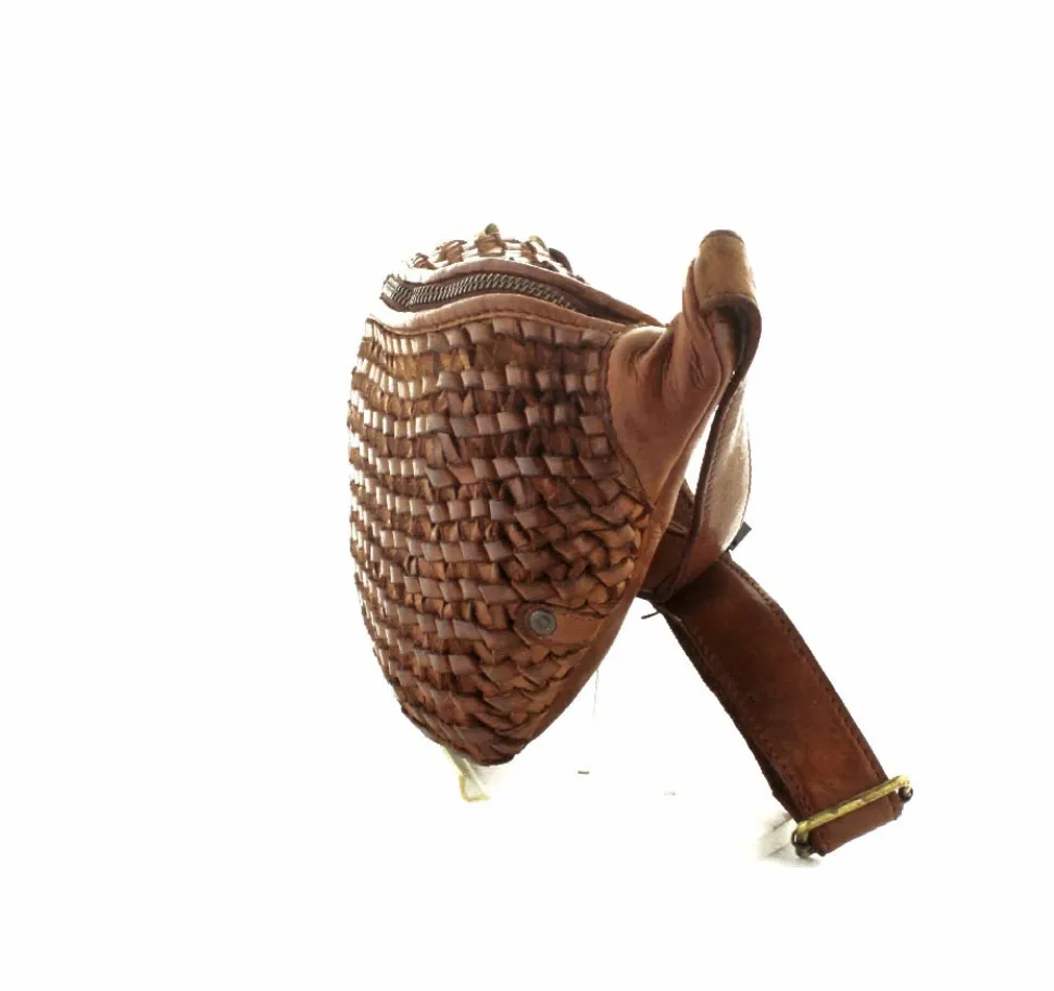 Flettet Skind Bumbag