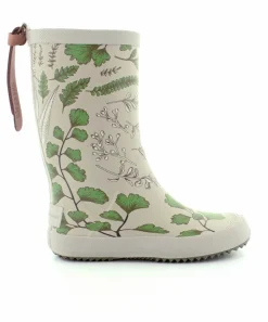 Green Flowers Gummistøvle