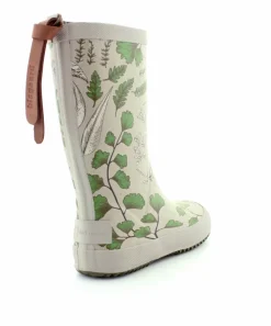 Green Flowers Gummistøvle