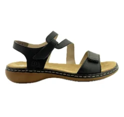 Klassisk Skind Sandal Blue