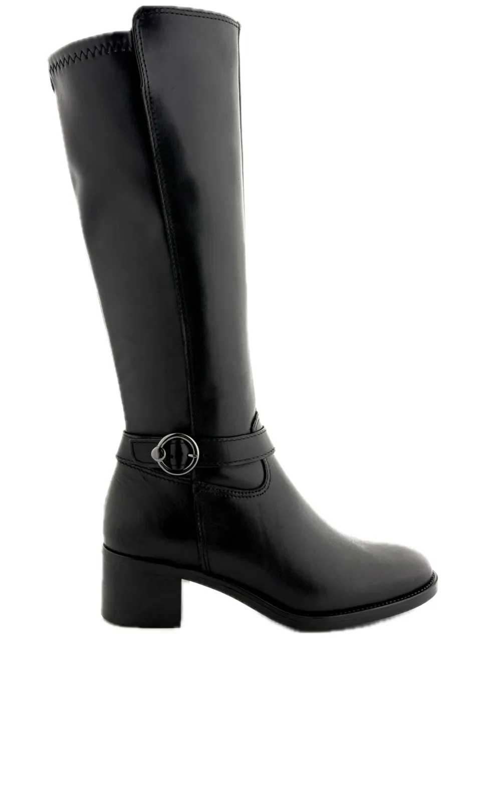 Langskaftet Skind Støvle