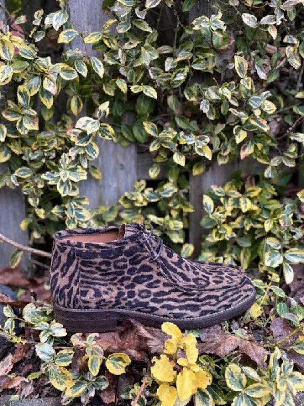 Leopard Cuoio Støvle