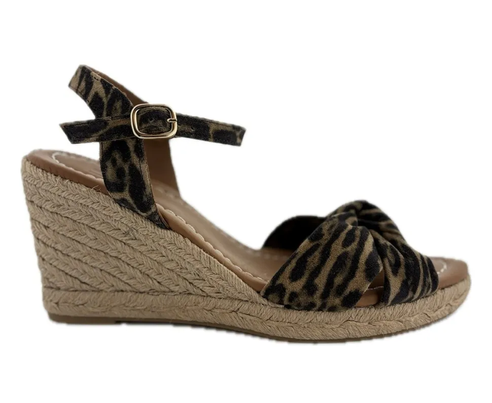 Leopard Espadrillos Sandal
