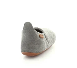 Sailor Grey Wool Hjemmesko
