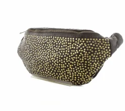 Skind Bumbag Guldnitter