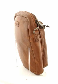 Skind Mobiltaske Cognac