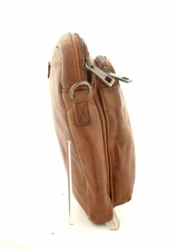 Skind Mobiltaske Cognac