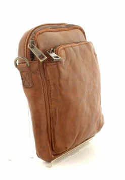 Skind Mobiltaske Cognac