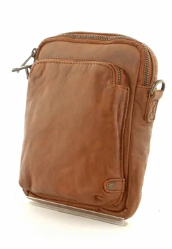 Skind Mobiltaske Cognac
