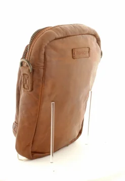 Skind Mobiltaske Cognac