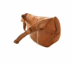 Stor Skind Bumbag Cognac