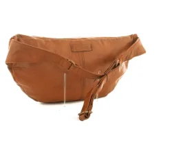 Stor Skind Bumbag Cognac
