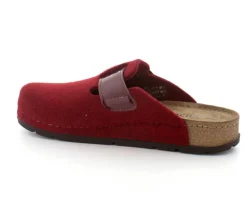 Weinrot Filz Slippers