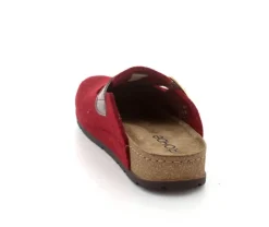 Weinrot Filz Slippers